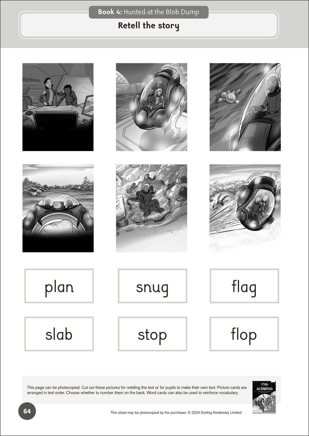 Phonic Books Mel on Mars Activities