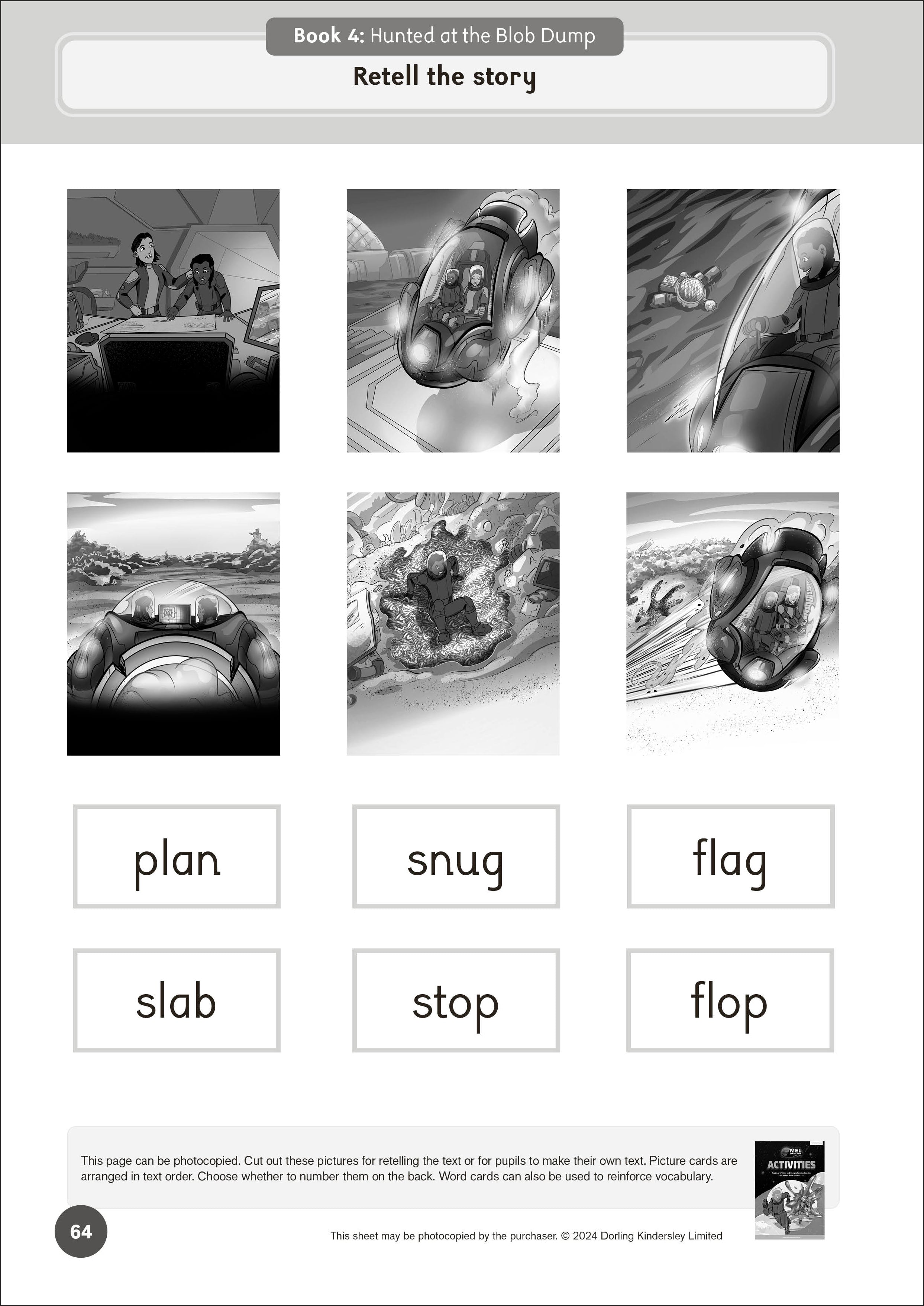 Phonic Books Mel on Mars Activities