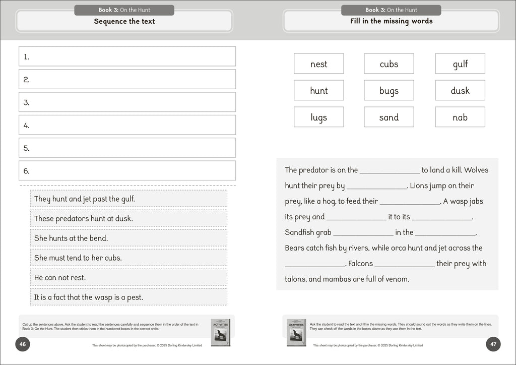 Phonic Books The Fact Files 1 Activities-Spread, Image, (PRHC, Design, Do, Not, Use)-2