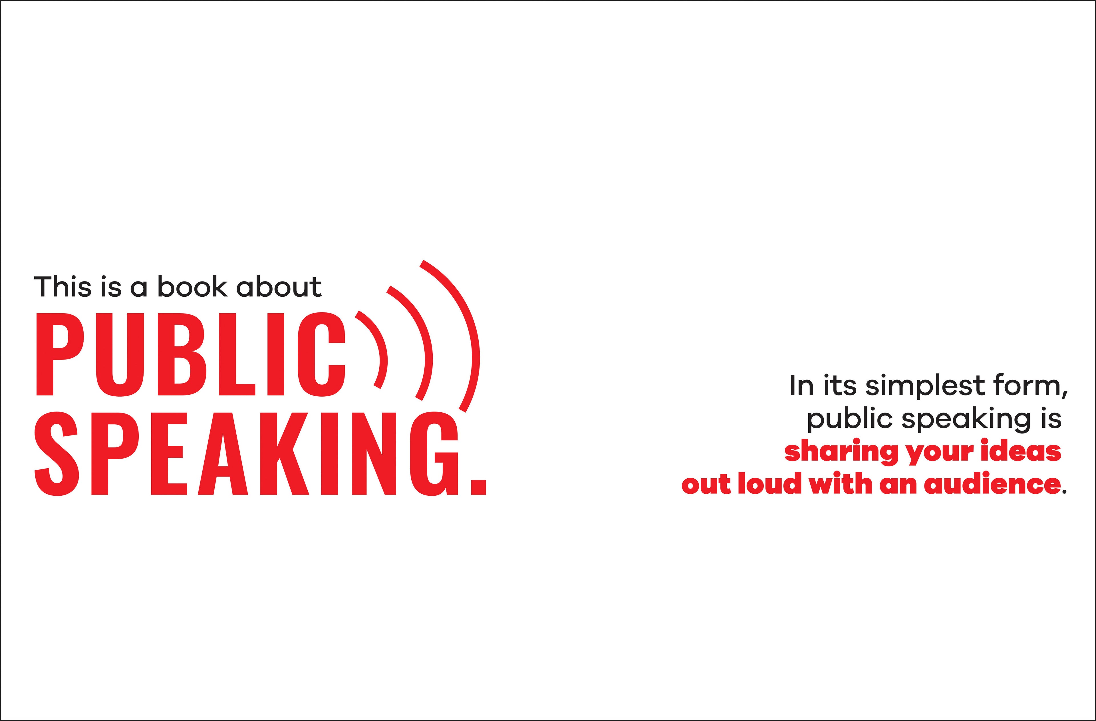 A Kids Book About Public Speaking