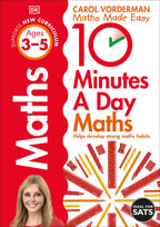 10 Minutes A Day Maths, Ages 3-5 (Preschool) jacket