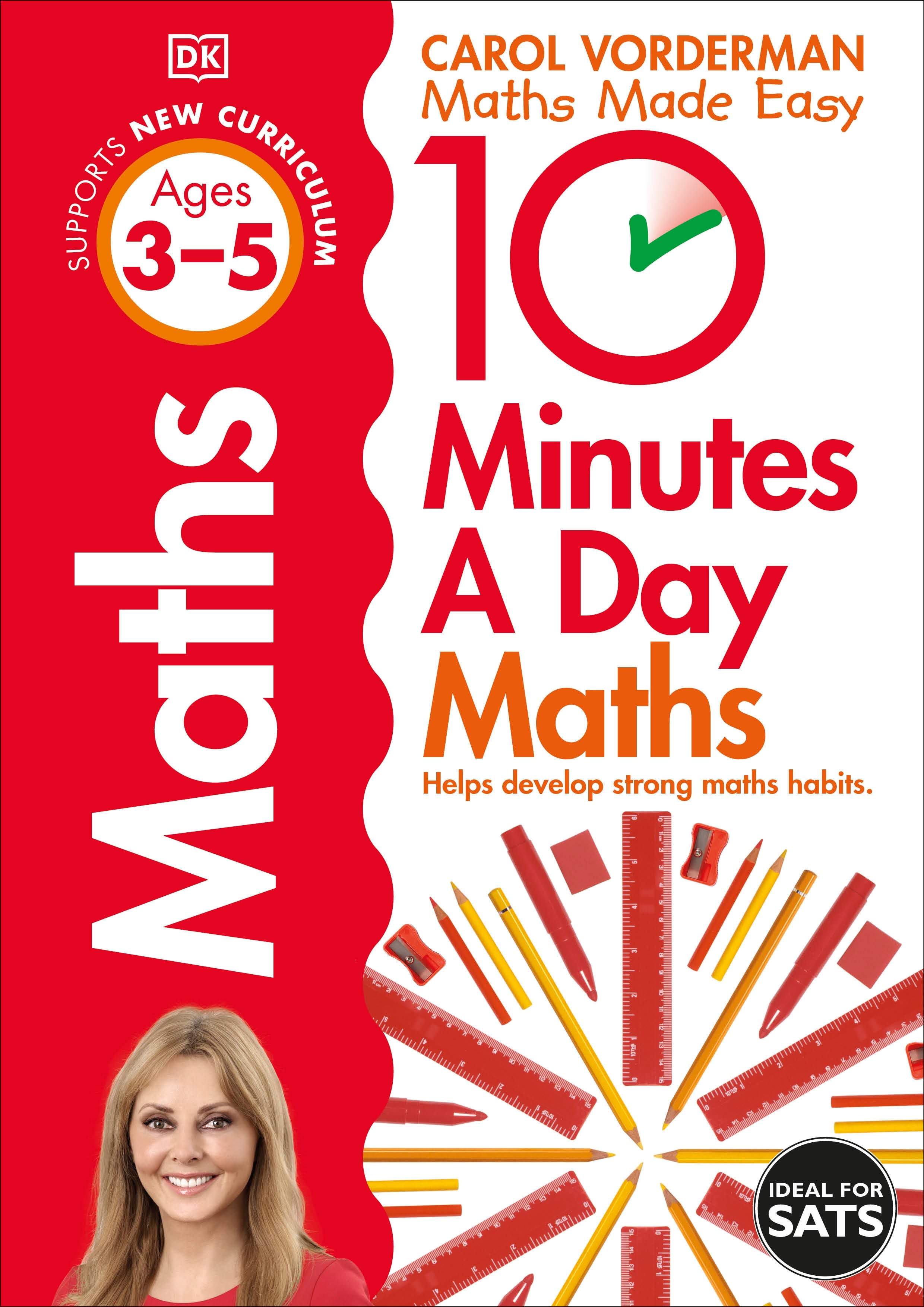 10 Minutes A Day Maths, Ages 3-5 (Preschool) jacket