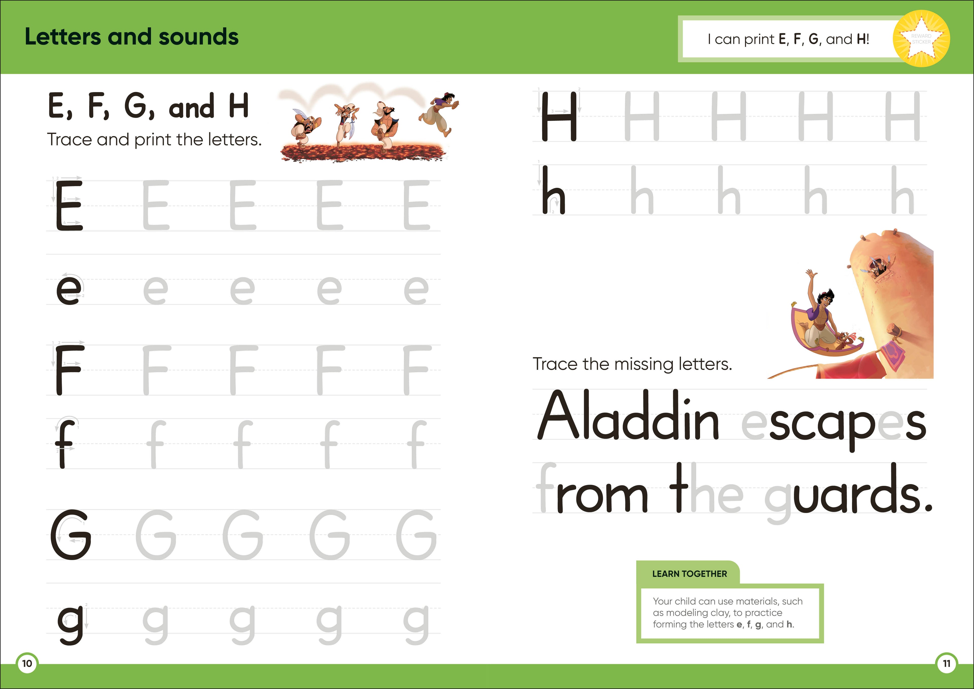 Disney Learning Big Workbook Grade 1-Spread, Image, (PRHC, Design, Do, Not, Use)-1