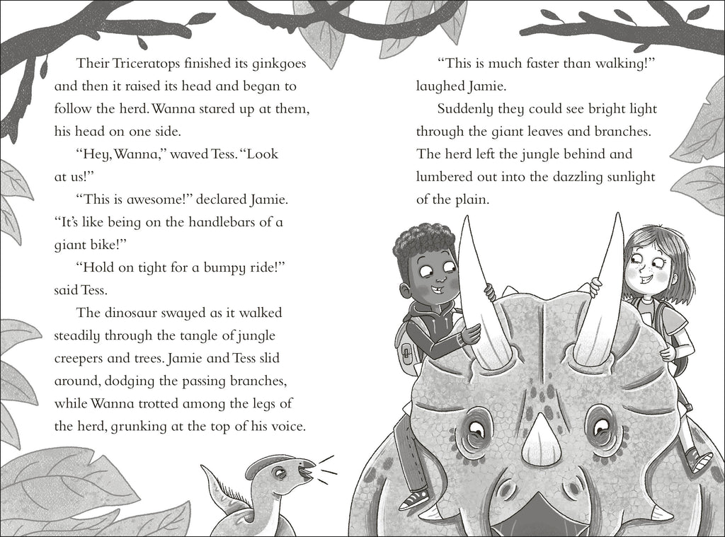 Dinosaur Club: A Triceratops Charge-Spread, Image, (PRHC, Design, Do, Not, Use)-7