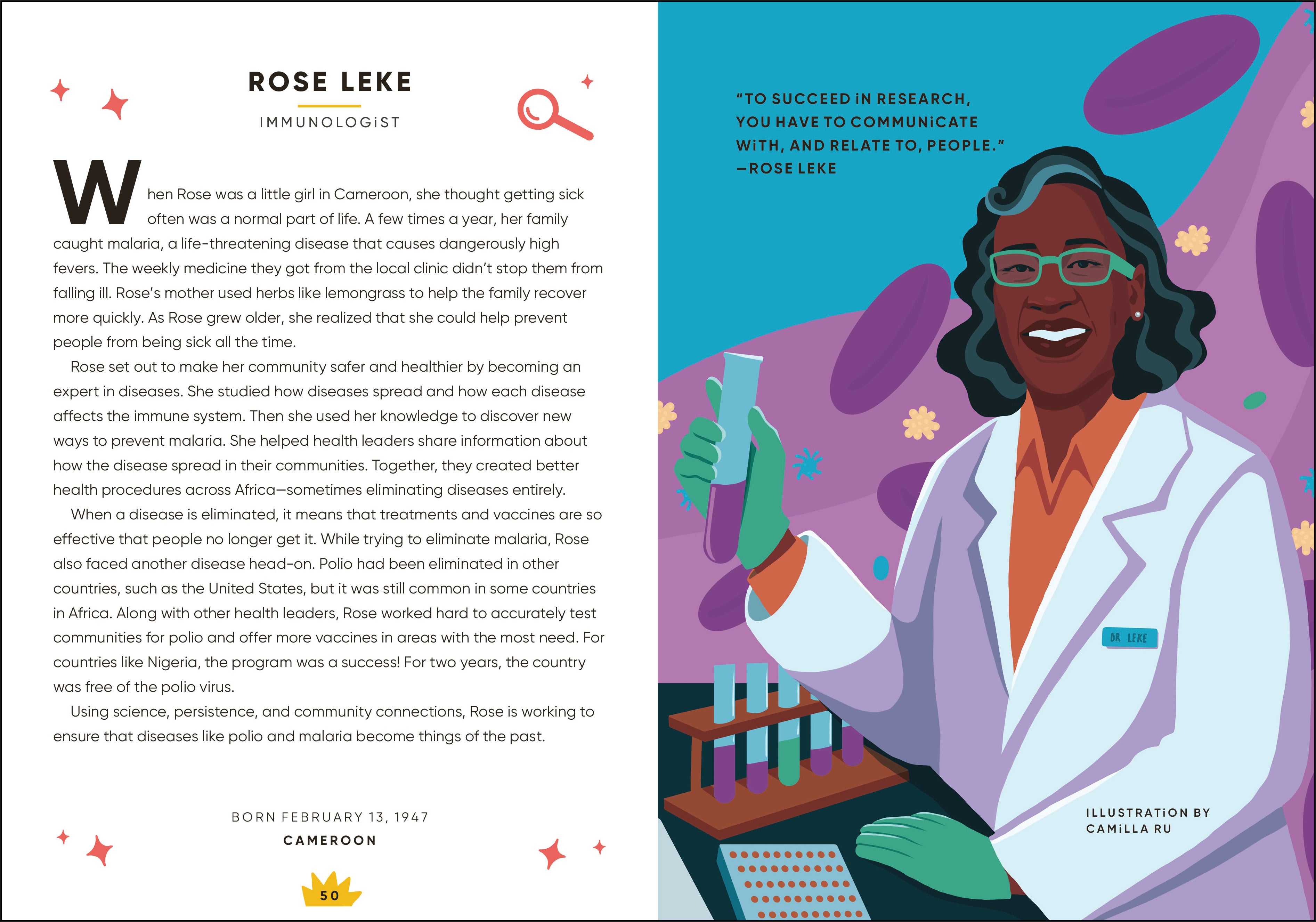 Rebel Girls STEM Stars: 25 Tales of Women in Science-Spread, Image, (PRHC, Design, Do, Not, Use)-6