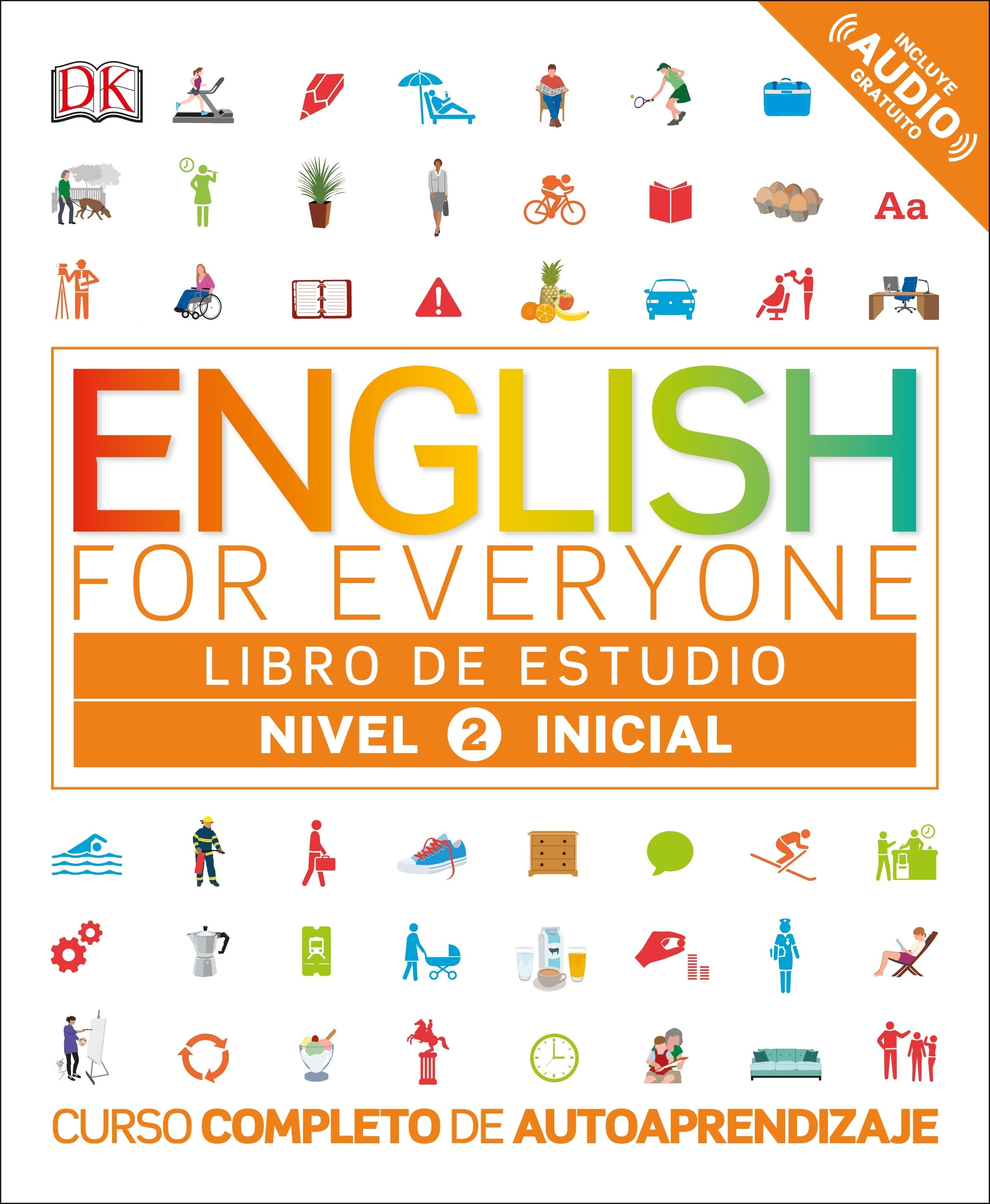 English for Everyone: Nivel 2: Inicial, Libro de Estudio jacket