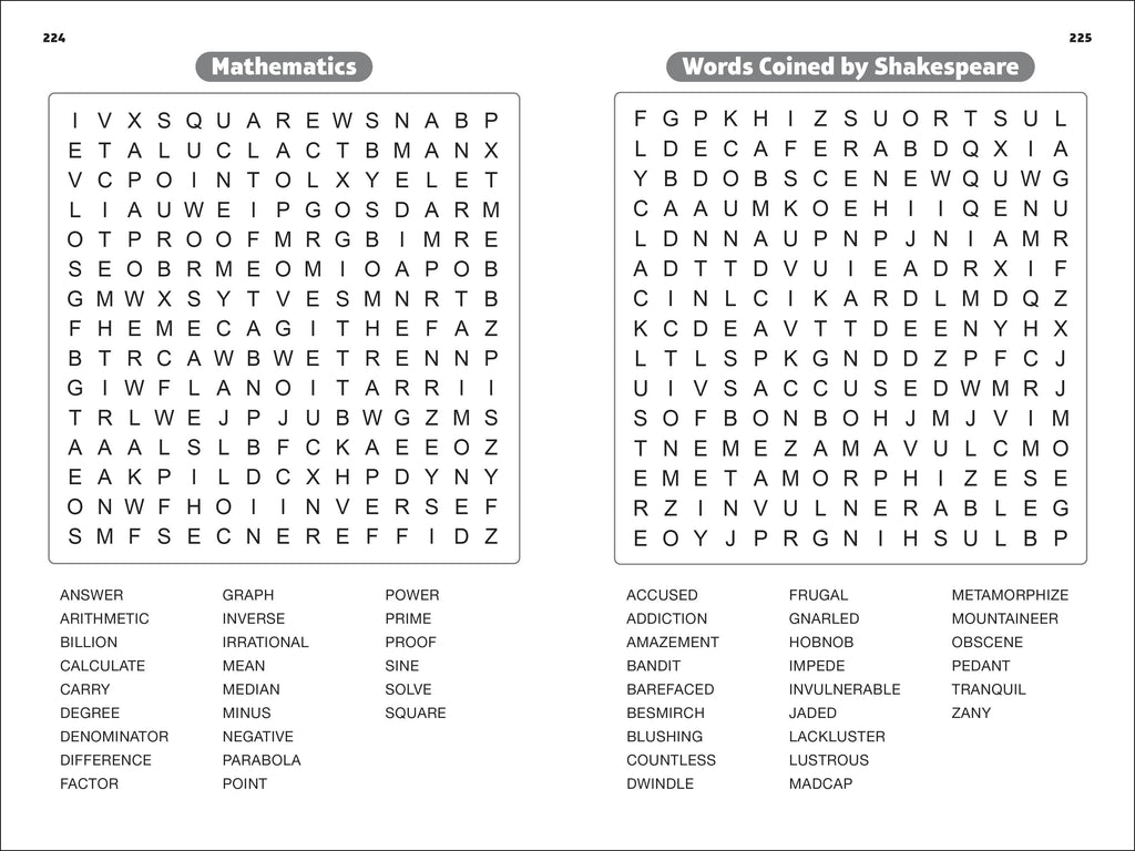 Puzzle Baron's Word Search Puzzles