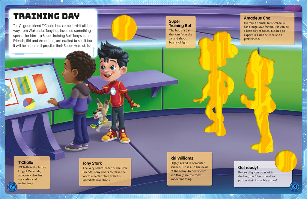 Marvel Iron Man and his Awesome Friends Ultimate Sticker Book-Spread, Image, (PRHC, Design, Do, Not, Use)-1