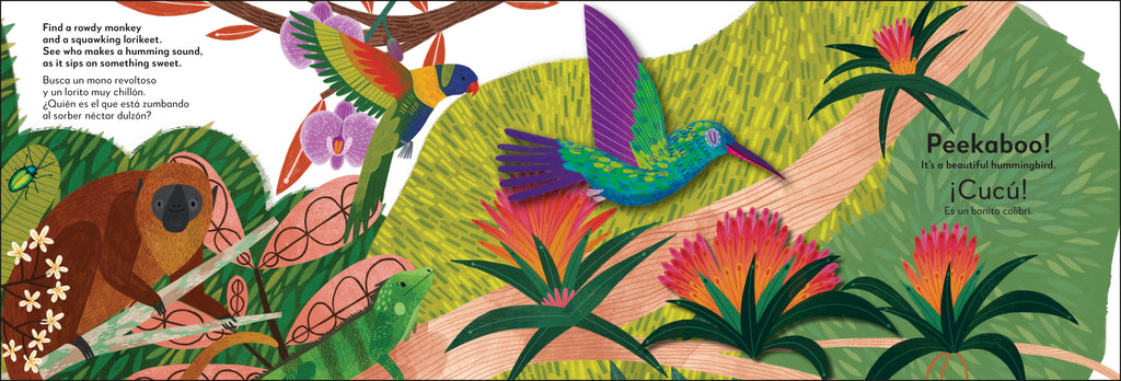 Bilingual Pop-Up Peekaboo! Rainforest - La selva-Spread, Image, (PRHC, Design, Do, Not, Use)-6