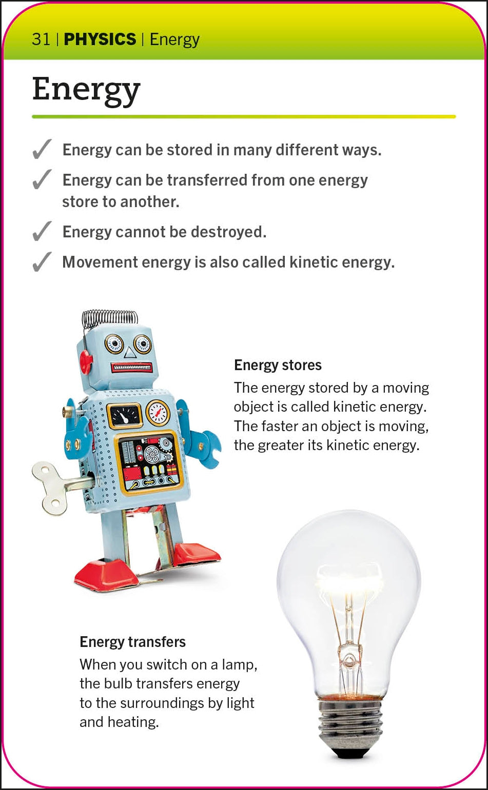 Super Simple Physics Revision Cards Key Stages 3 and 4 spread 2