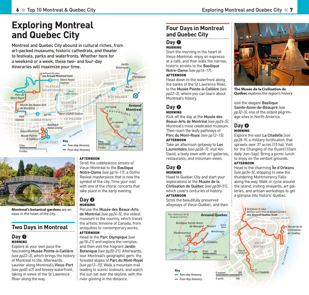 DK Top 10 Montreal and Quebec City