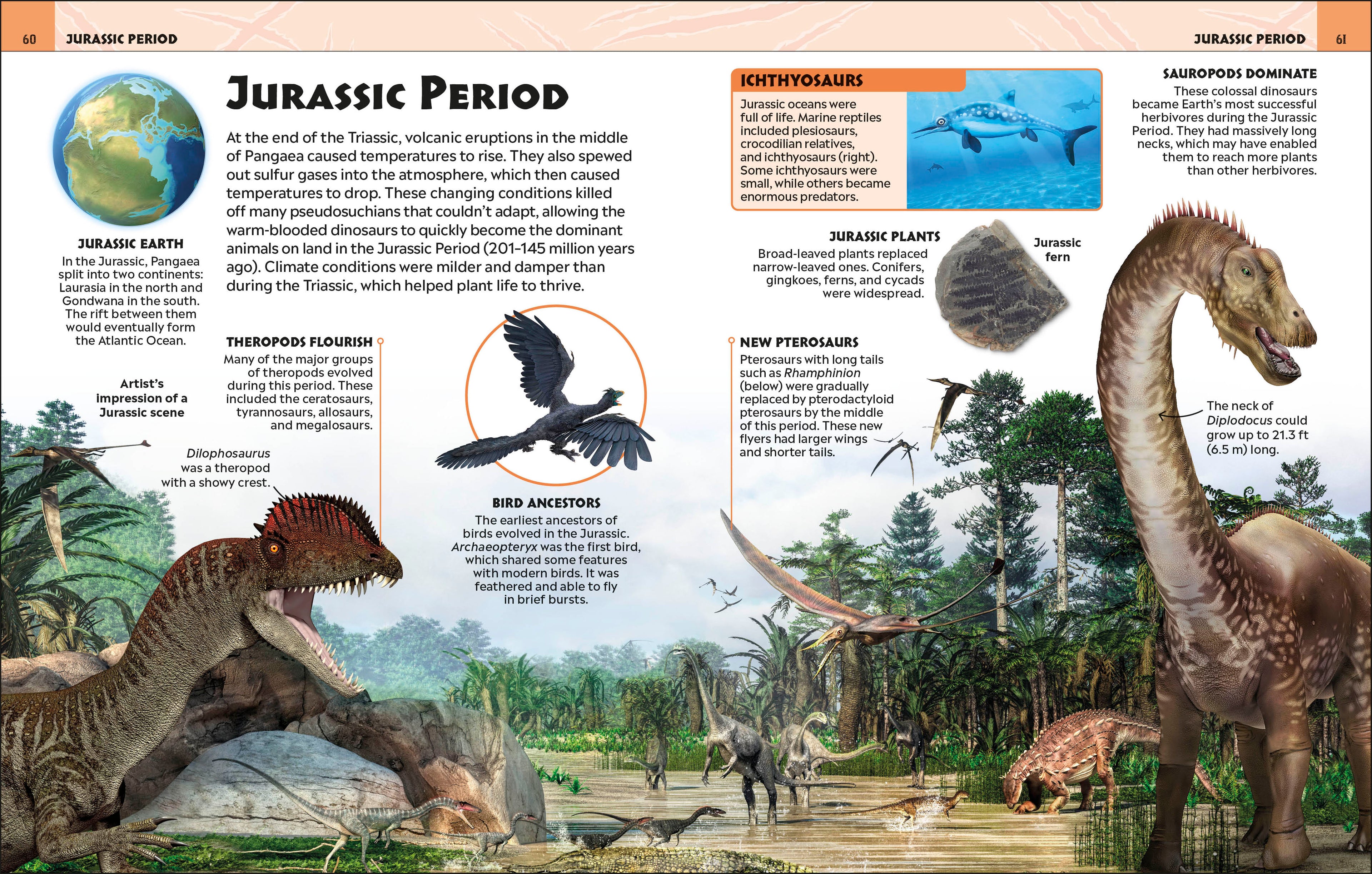 Extraordinary Dinosaurs and Other Prehistoric Life Visual Encyclopedia-Spread, Image, (PRHC, Design, Do, Not, Use)-3