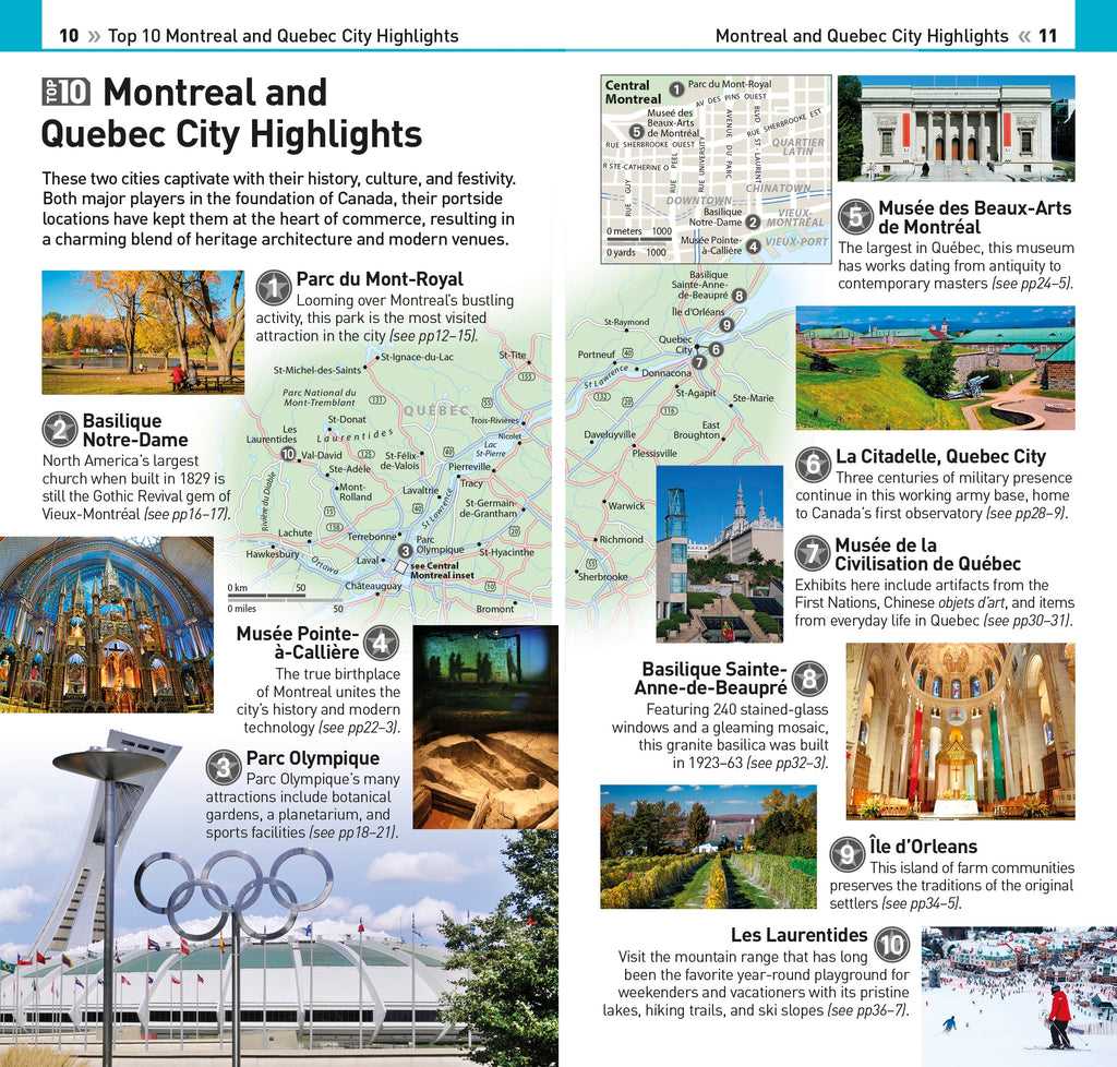 DK Top 10 Montreal and Quebec City