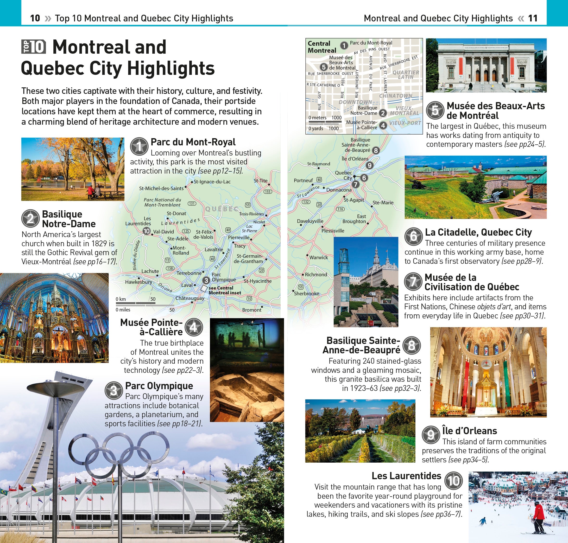 DK Top 10 Montreal and Quebec City