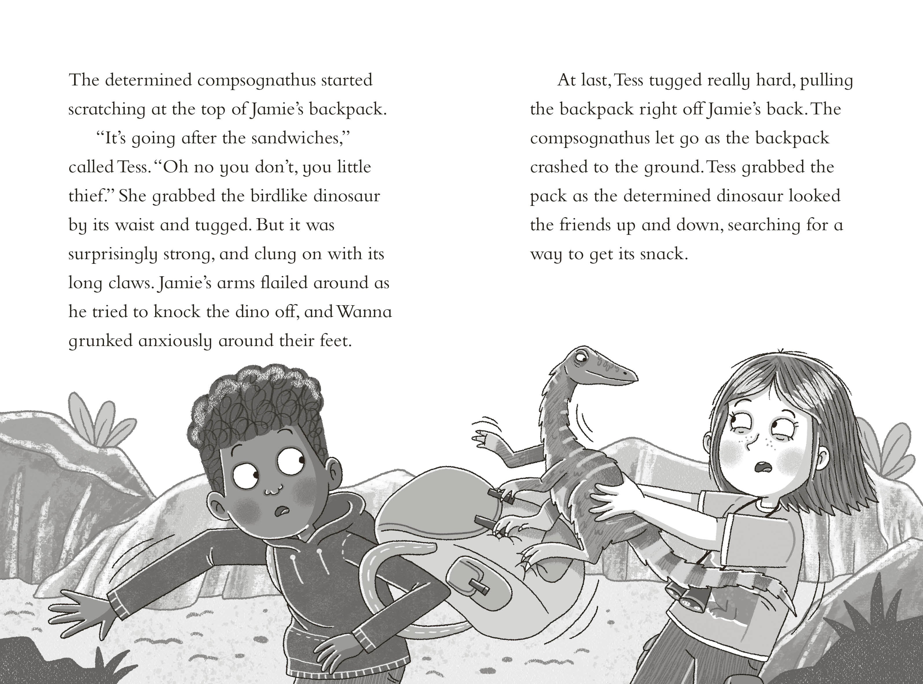 Dinosaur Club: The Compsognathus Chase-Spread, Image, (PRHC, Design, Do, Not, Use)-6