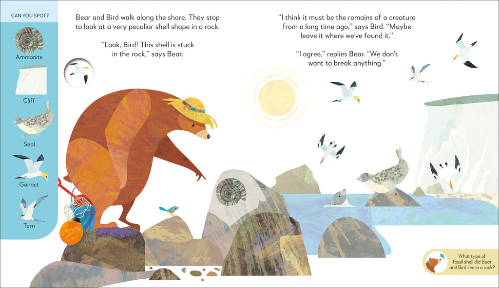 Jonny Lambert’s Bear and Bird Explore the Seashore