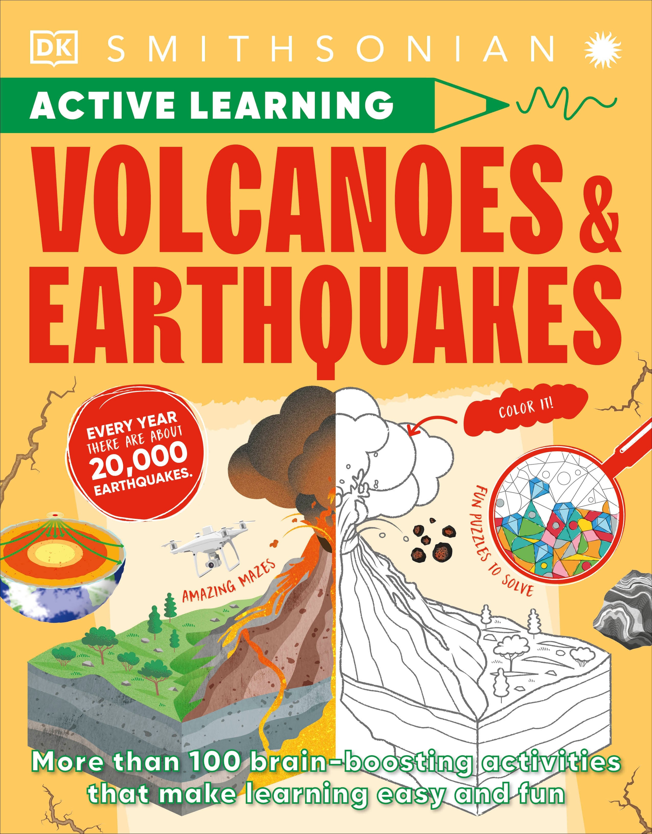 Active Learning Volcanoes and Earthquakes