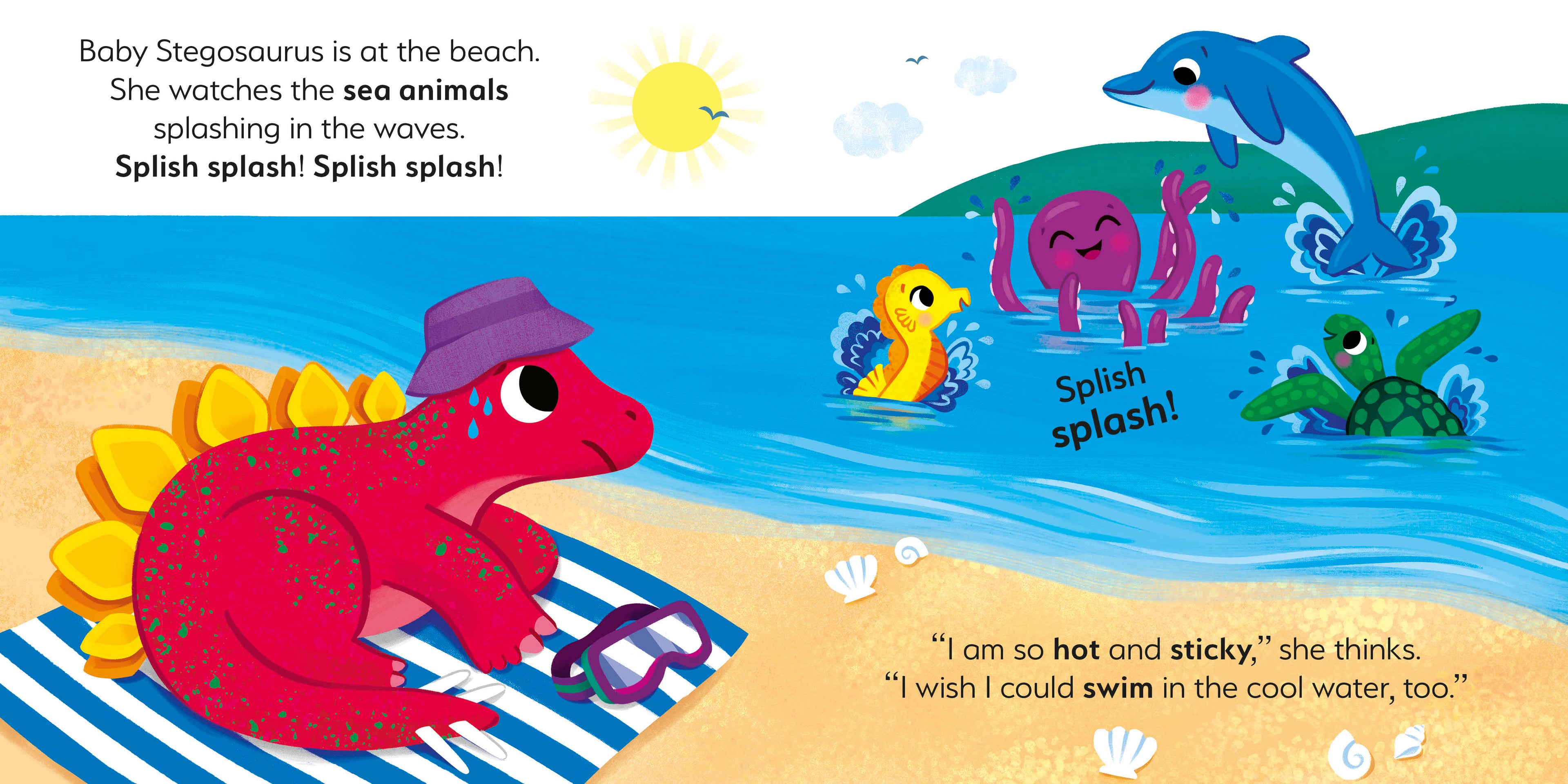 Baby Dinosaur Under the Sea