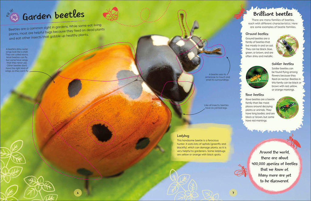 Ultimate Sticker Book Garden Bugs-Spread, Image, (PRHC, Design, Do, Not, Use)-3