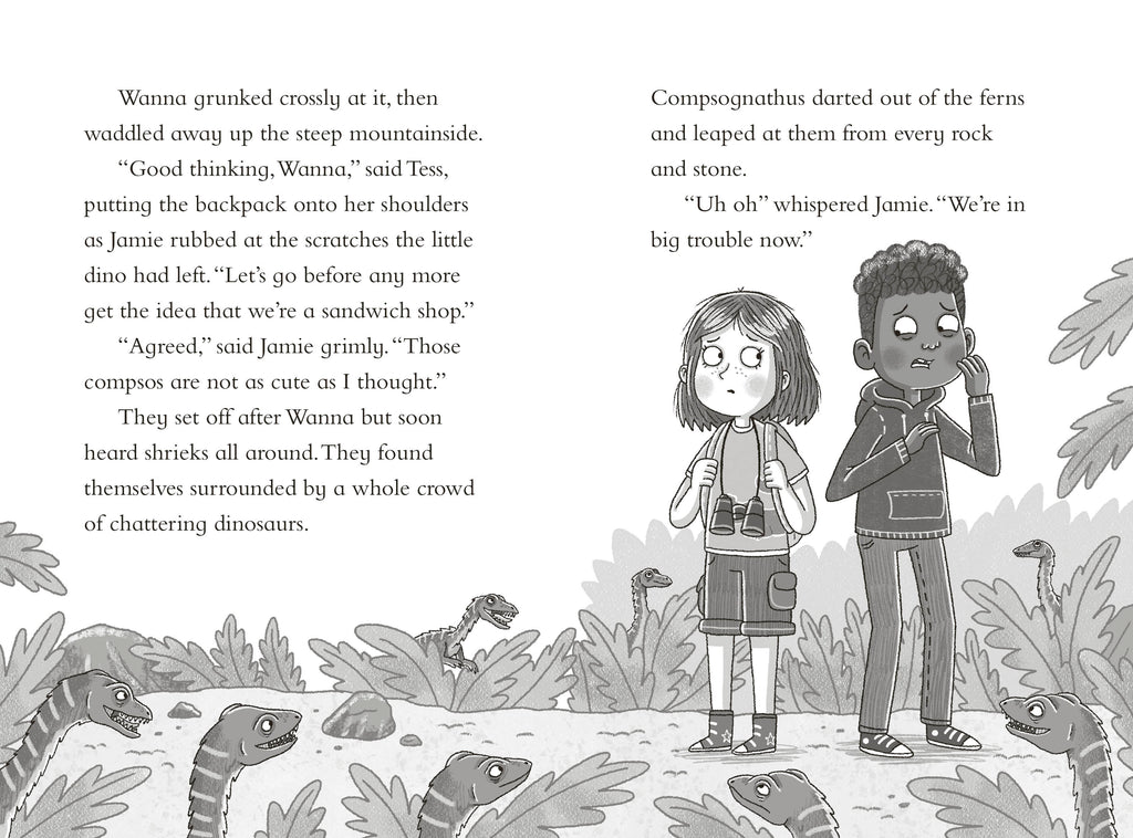 Dinosaur Club: The Compsognathus Chase-Spread, Image, (PRHC, Design, Do, Not, Use)-7