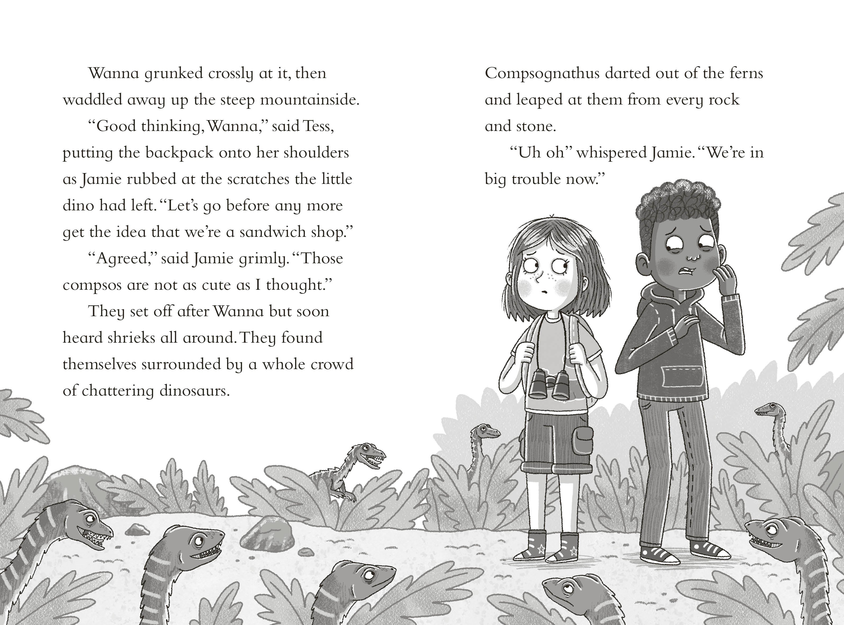 Dinosaur Club: The Compsognathus Chase-Spread, Image, (PRHC, Design, Do, Not, Use)-7