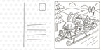 Super Cuties A Cosy Christmas Colouring Book-Spread, Image, (PRHC, Design, Do, Not, Use)-1