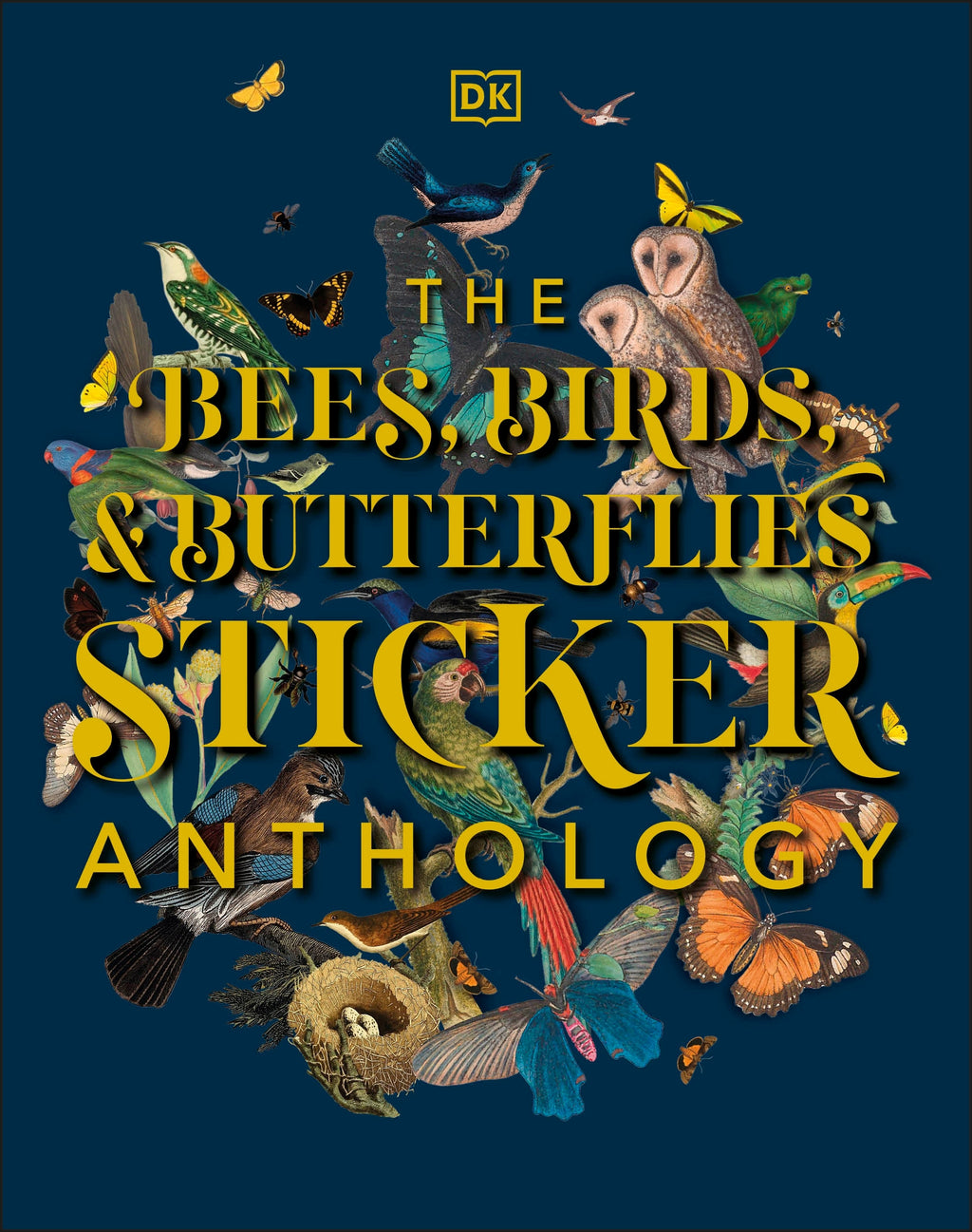 The Bees, Birds & Butterflies Sticker Anthology jacket