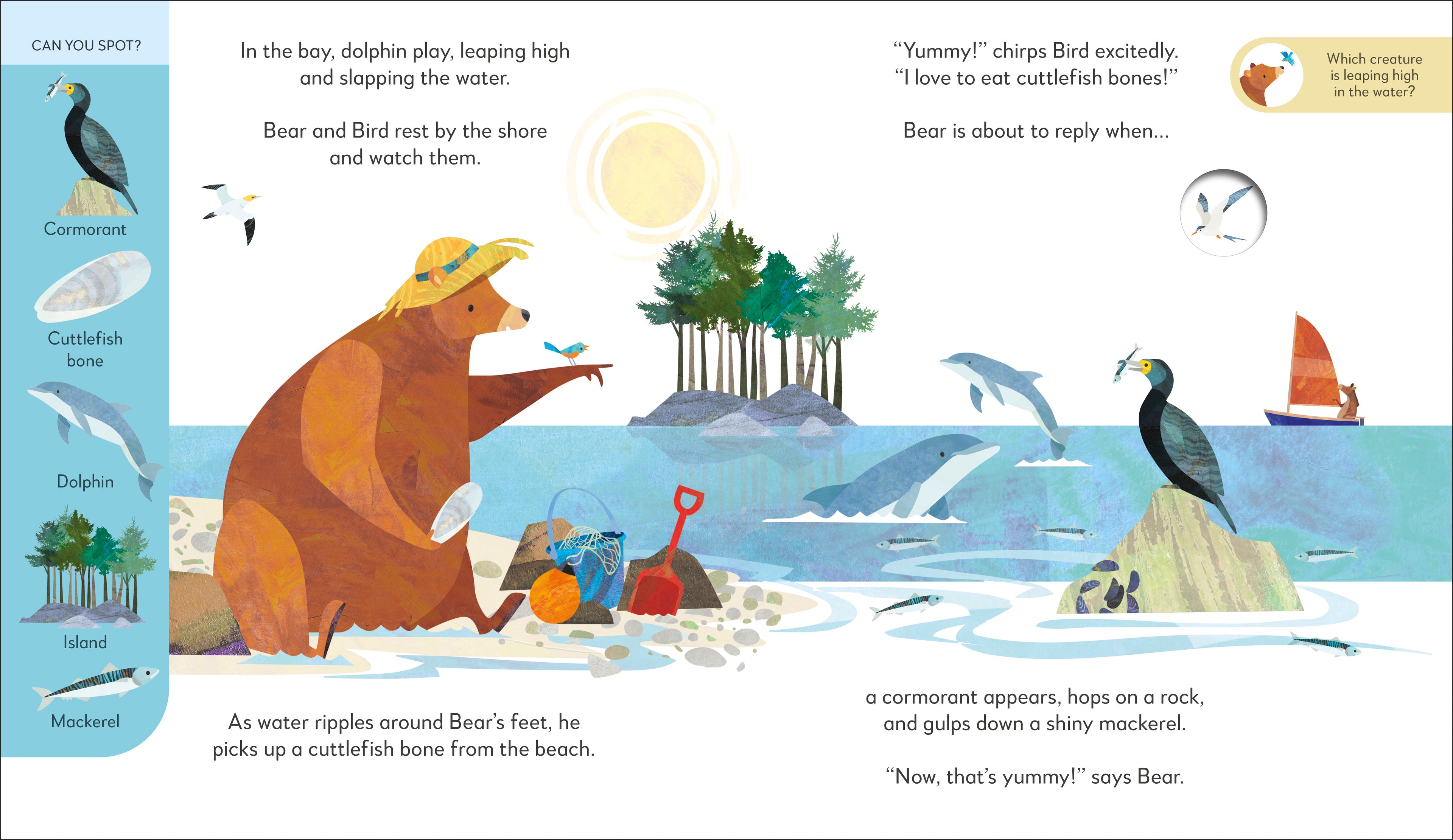 Jonny Lambert’s Bear and Bird Explore the Seashore