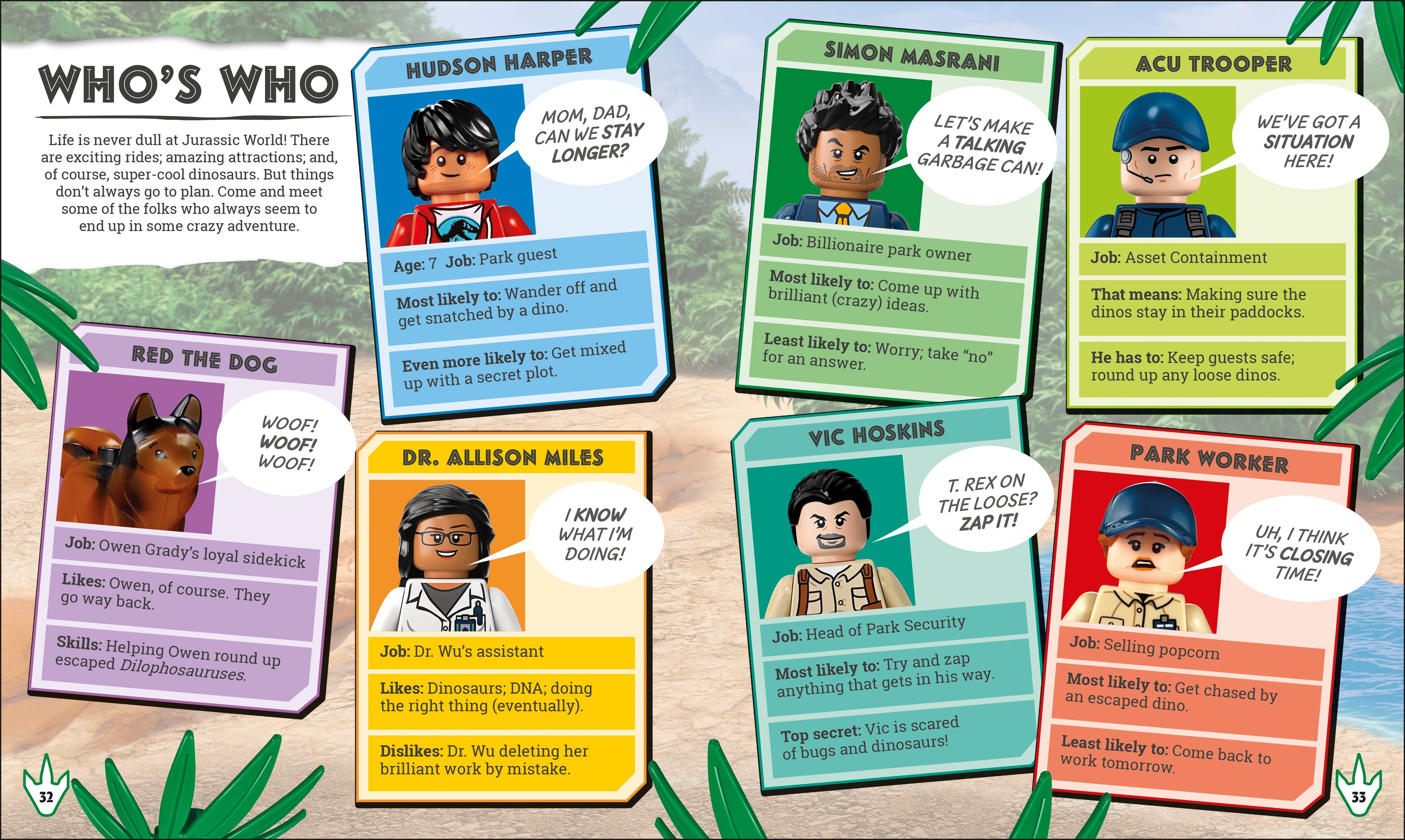 LEGO Jurassic World The Dino Files