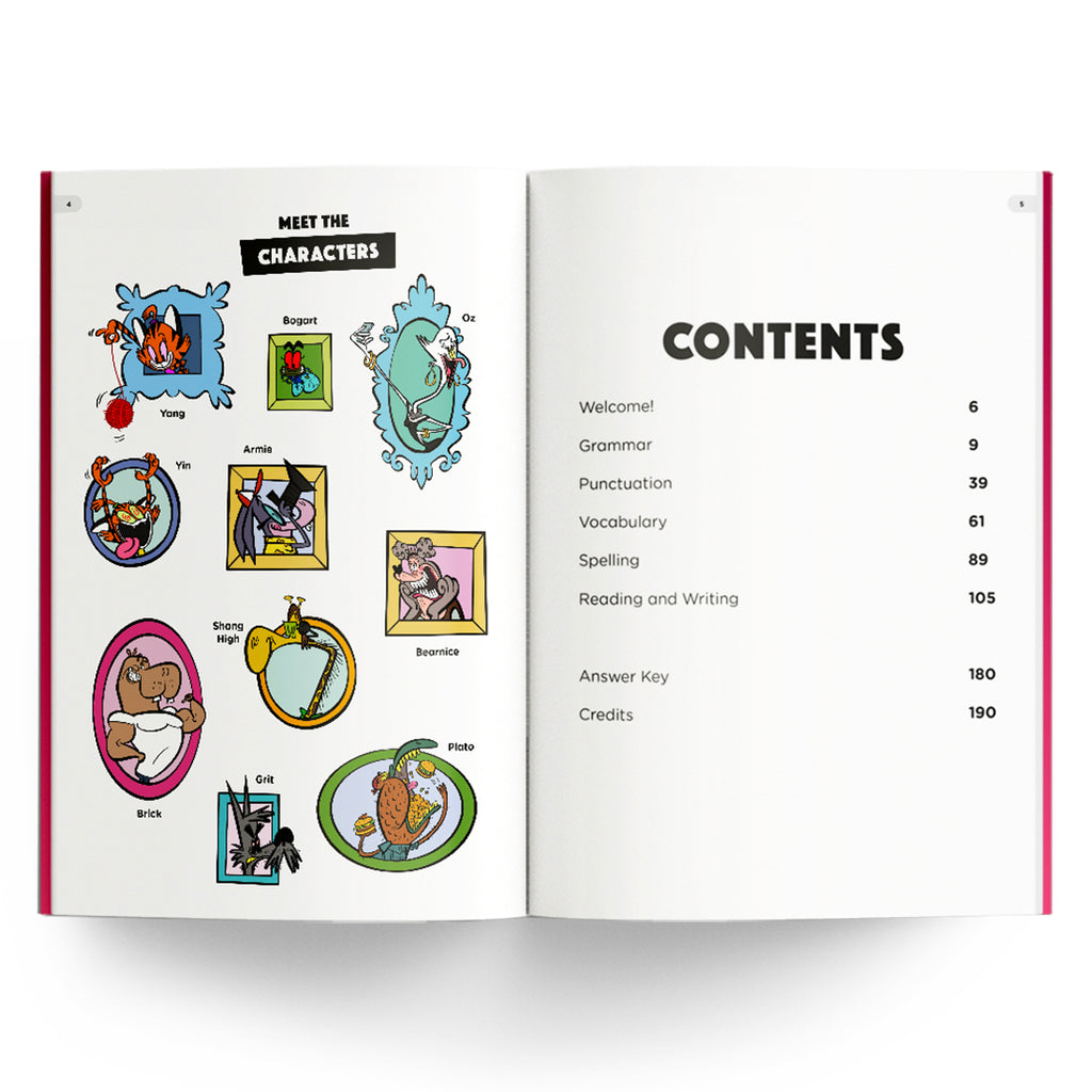 Mrs Wordsmith 5th Grade English Stupendous Workbook-Spread, Image, (PRHC, Design, Do, Not, Use)-2