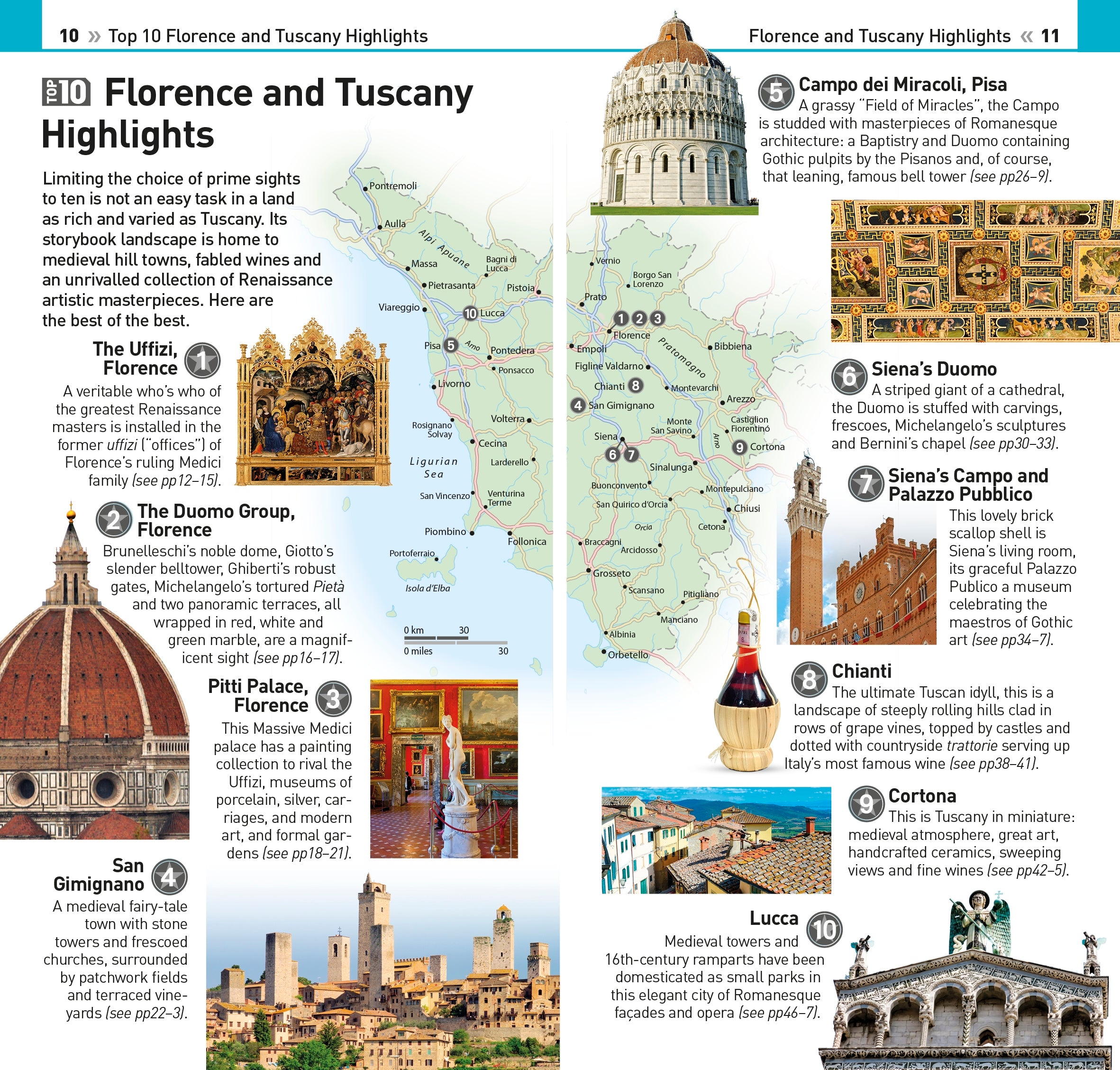 DK Top 10 Florence and Tuscany