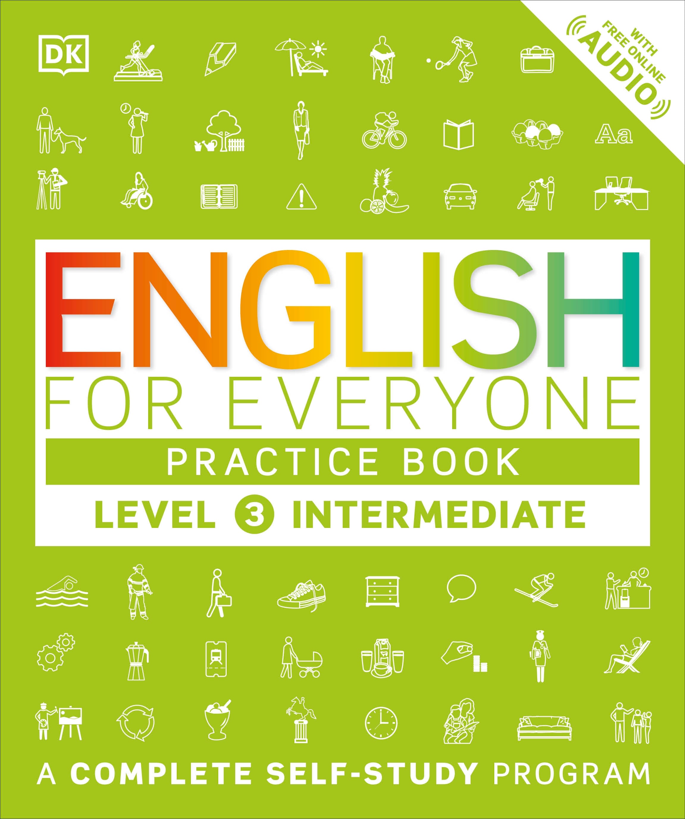English for Everyone: Level 3: Intermediate, Practice Book jacket
