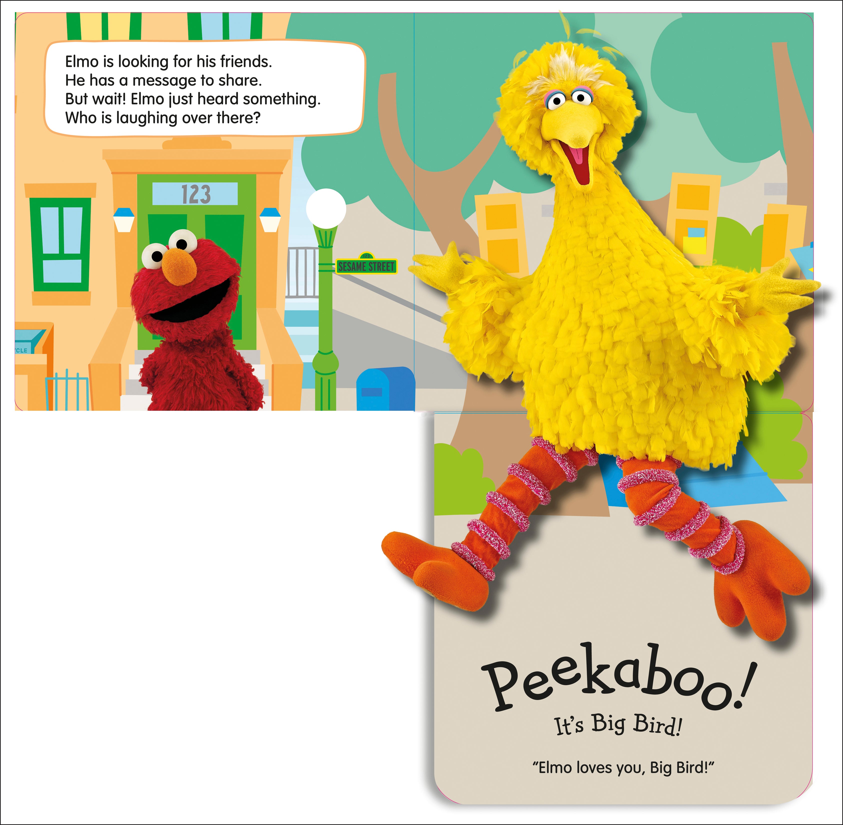 Pop-Up Peekaboo! Sesame Street Elmo Loves You-Spread, Image, (PRHC, Design, Do, Not, Use)-2