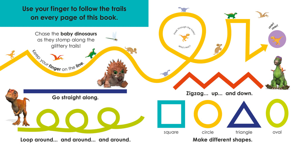 Follow the Trail: Baby Dinosaurs