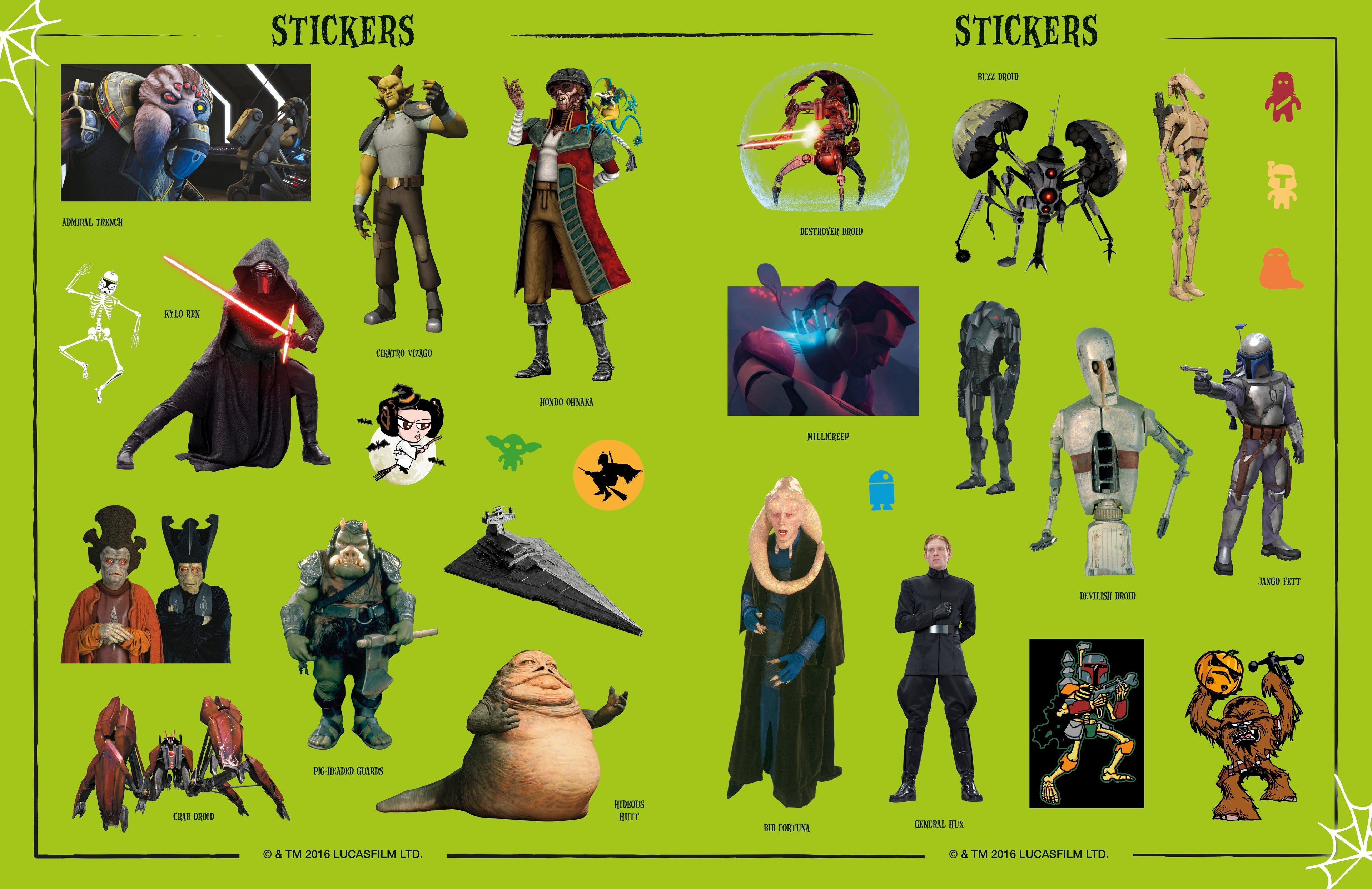 Ultimate Sticker Collection: Star Wars Vile Villains