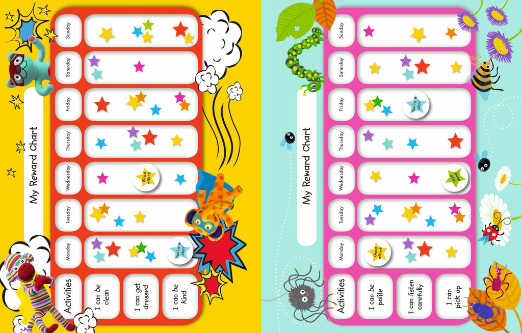 Skills For Starting School My Sticker Reward Chart Book
