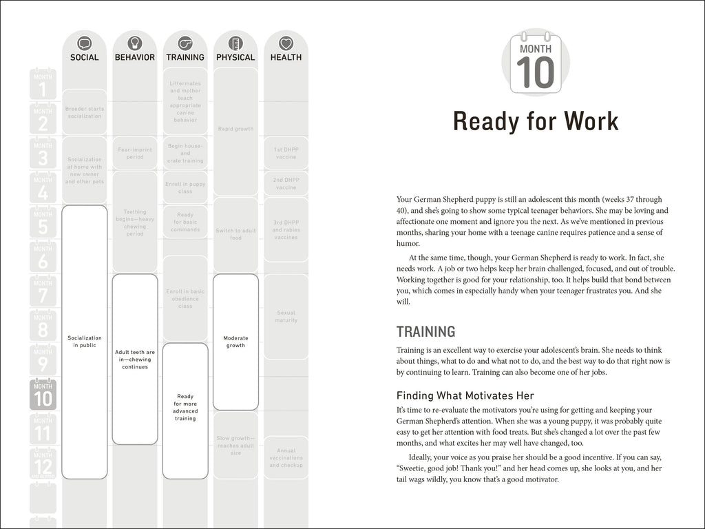 Your German Shepherd Puppy Month by Month, 2nd Edition