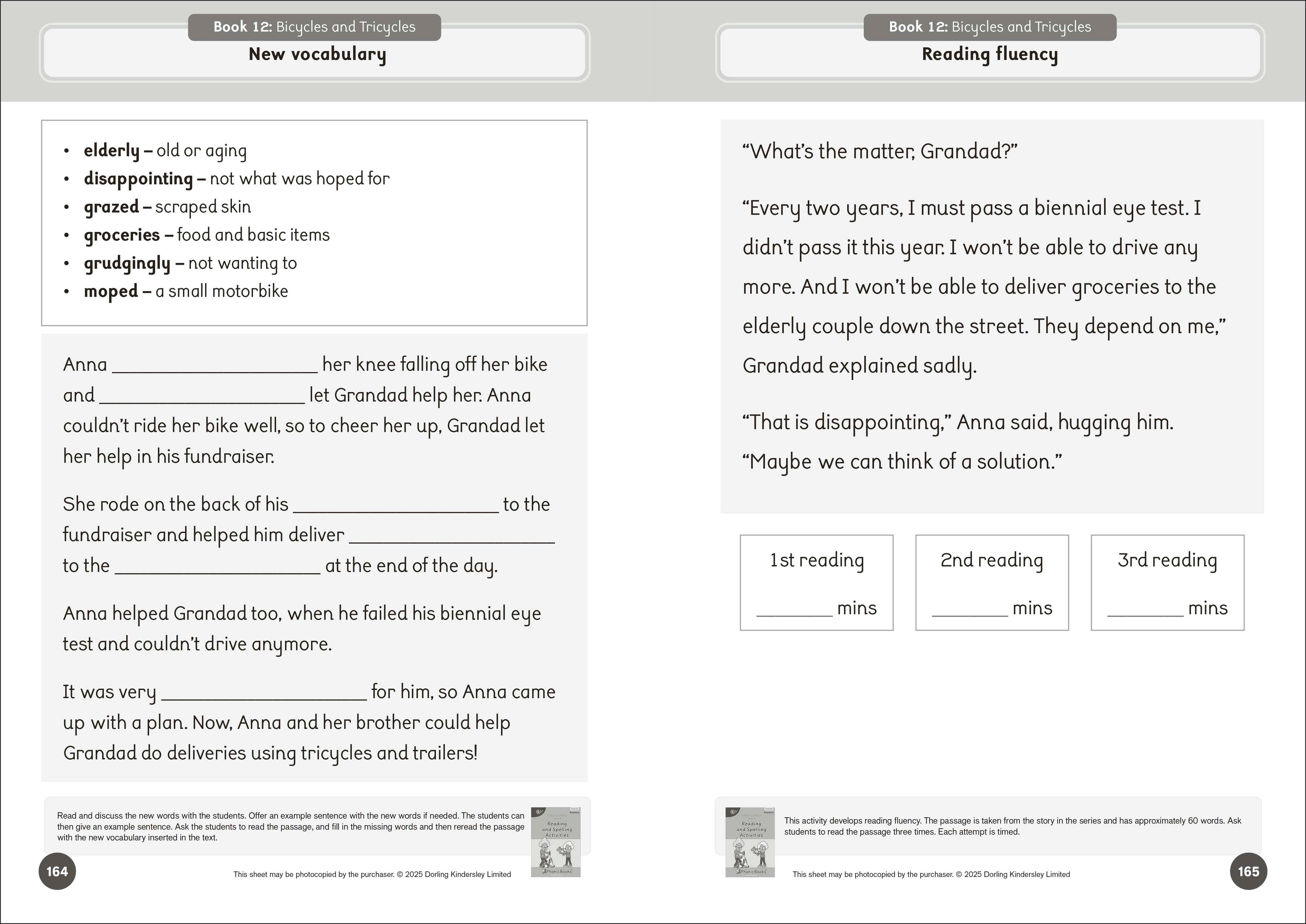 Phonic Books Dandelion Readers Level 5 Prefixes and Suffixes Activities-Spread, Image, (PRHC, Design, Do, Not, Use)-5