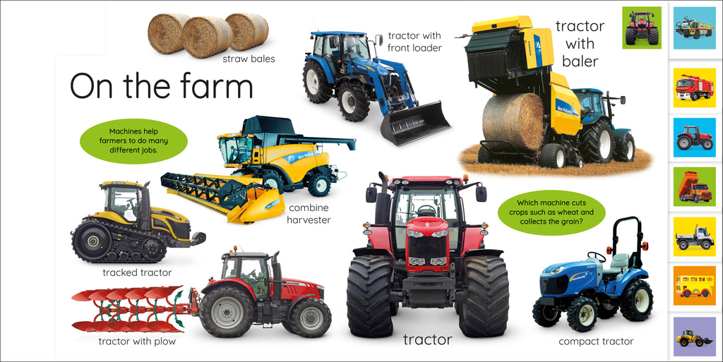 My First Trucks and Diggers: Let's Get Driving!-Spread, Image, (PRHC, Design, Do, Not, Use)-2