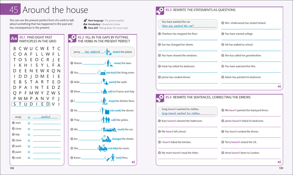 English for Everyone: Level 2: Beginner, Practice Book