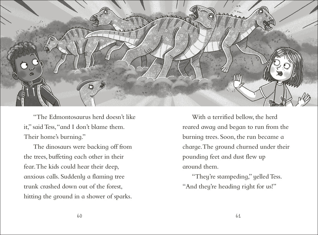 Dinosaur Club: The Edmontosaurus Stampede-Spread, Image, (PRHC, Design, Do, Not, Use)-4
