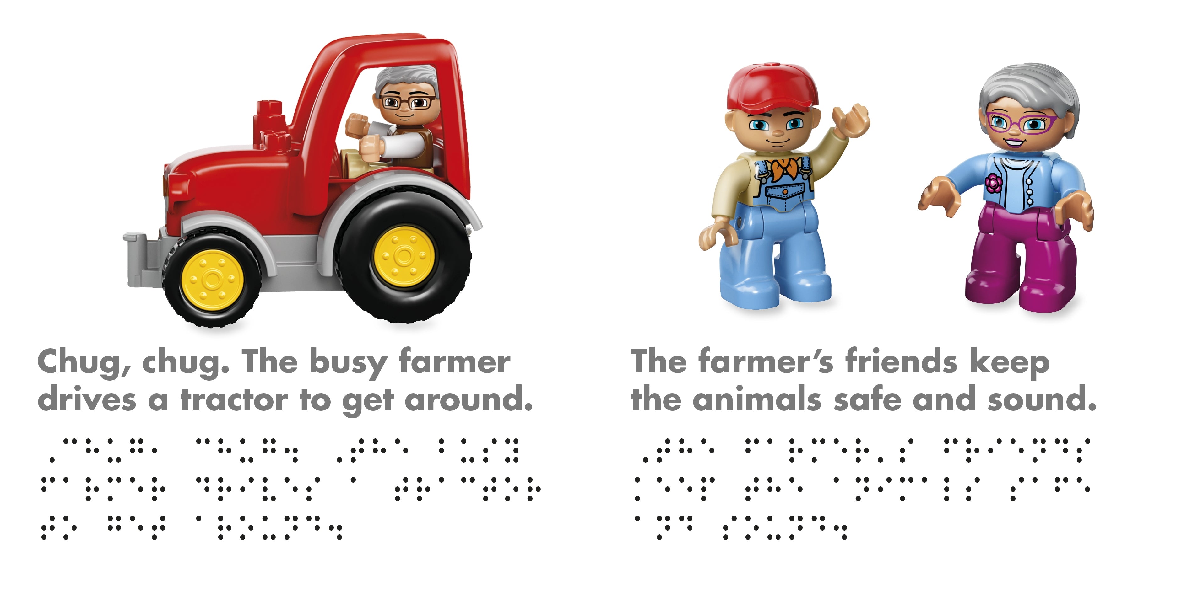 DK Braille LEGO DUPLO Farm