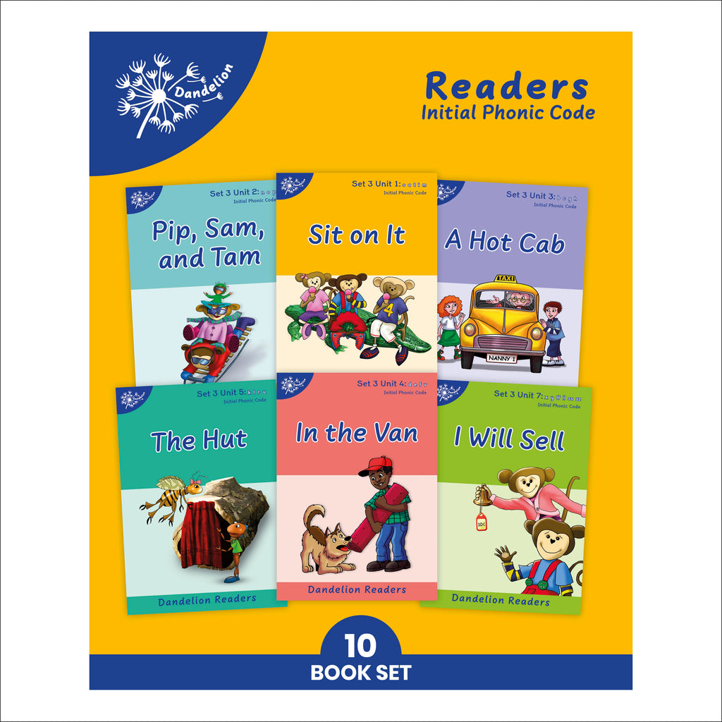 Phonic Books Dandelion Readers Set 3 Units 1-10