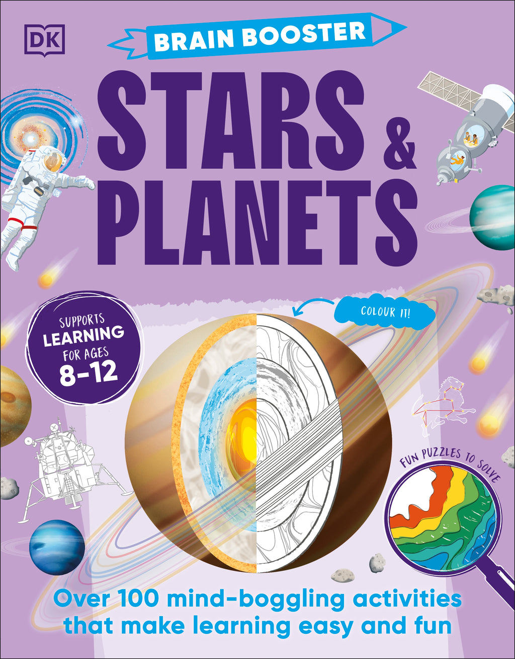 Brain Booster Stars and Planets-book cover