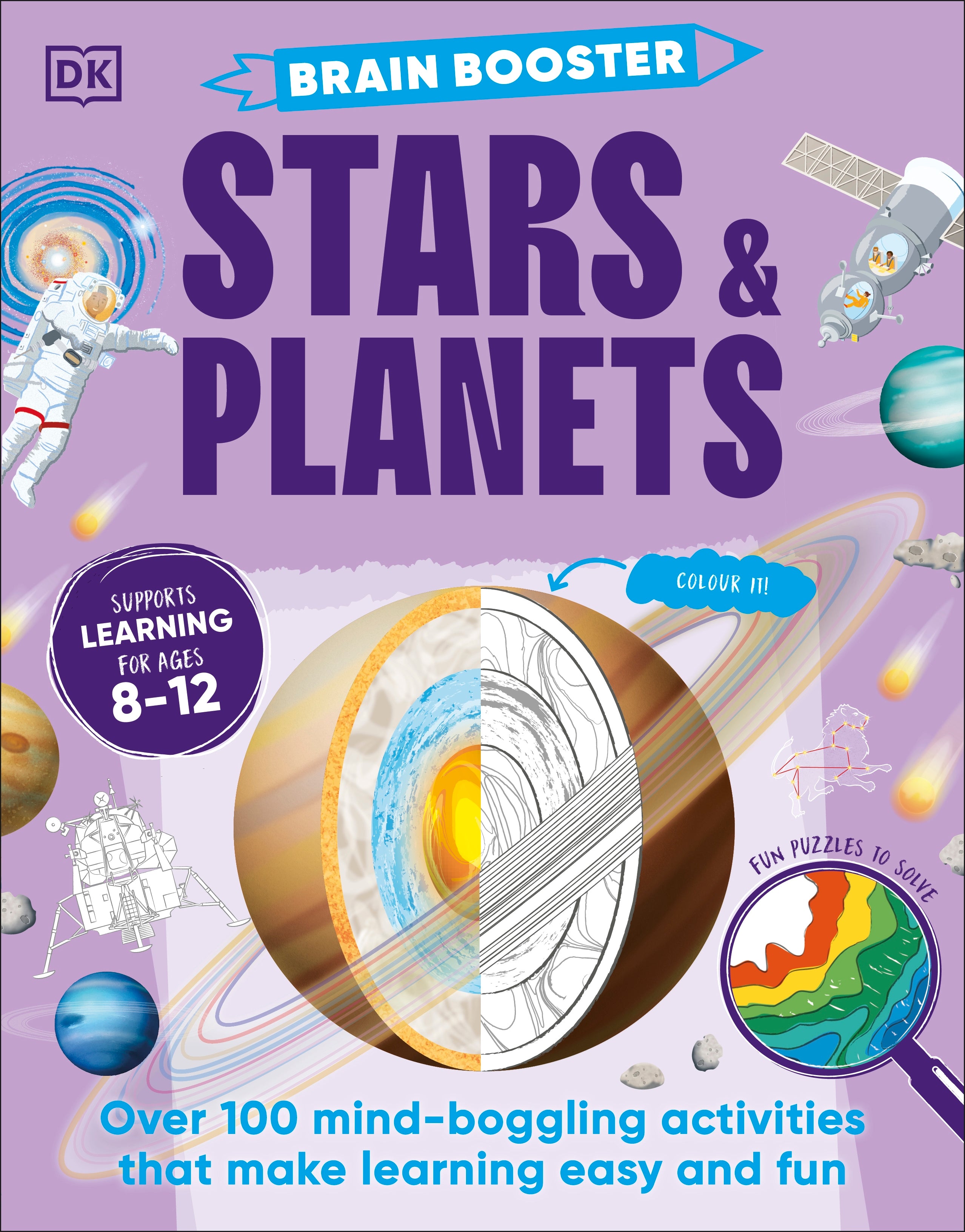 Brain Booster Stars and Planets-book cover