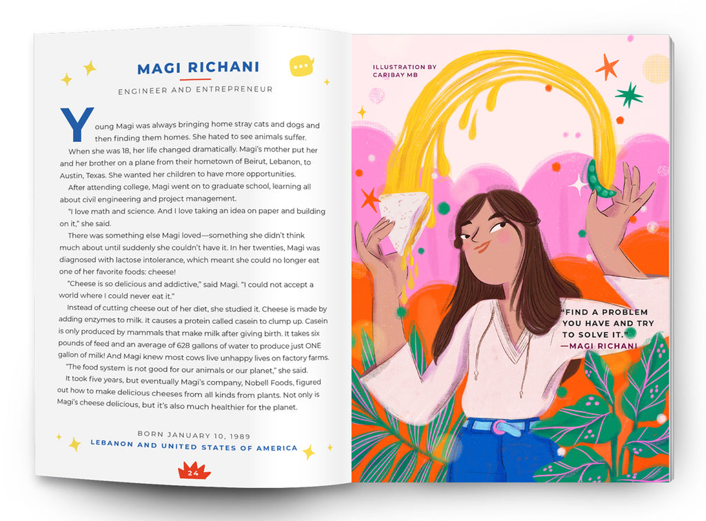 Rebel Girls Awesome Entrepreneurs: 25 Tales of Women Building Businesses-Spread, Image, (PRHC, Design, Do, Not, Use)-3