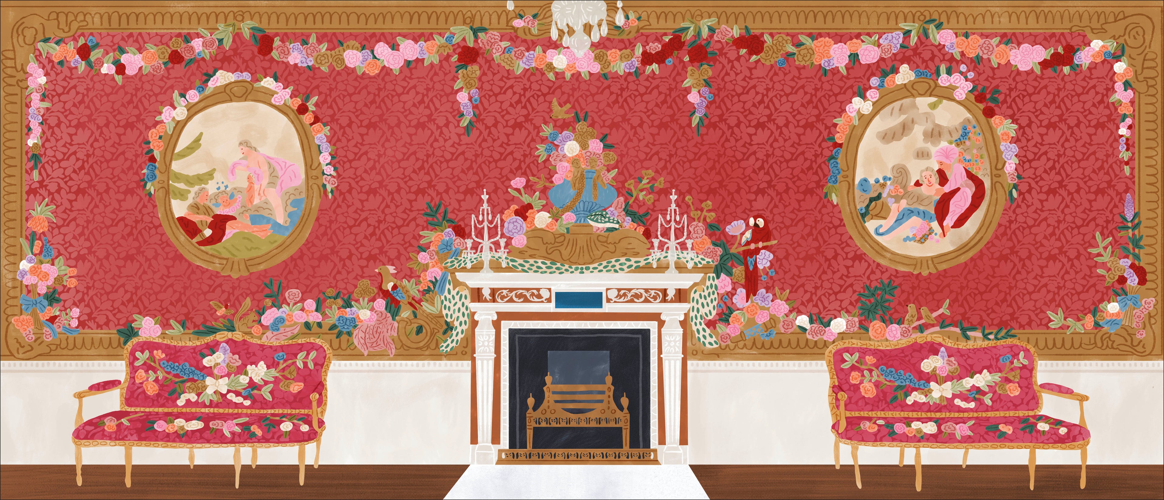 The Met Paper Doll's House-Spread, Image, (PRHC, Design, Do, Not, Use)-4