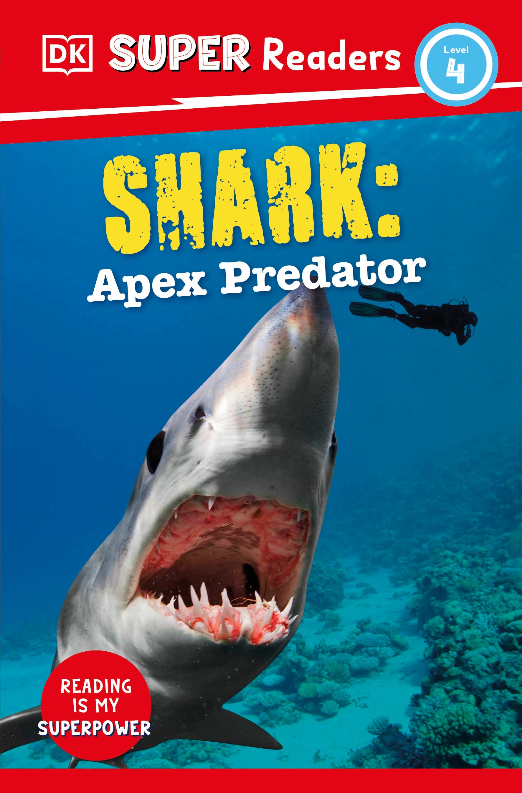 9780241601259-DK Super Readers Level 4 Shark: Apex Predator-Jacket Image