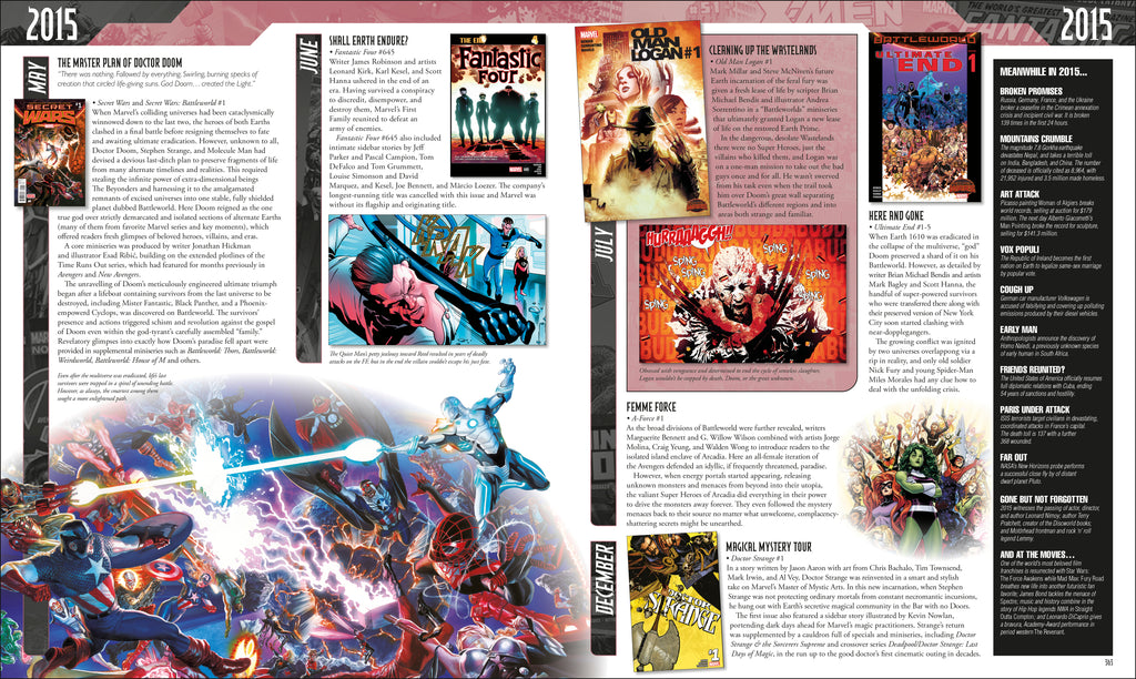 Marvel Year By Year A Visual History New Edition-Spread, Image, (PRHC, Design, Do, Not, Use)-14