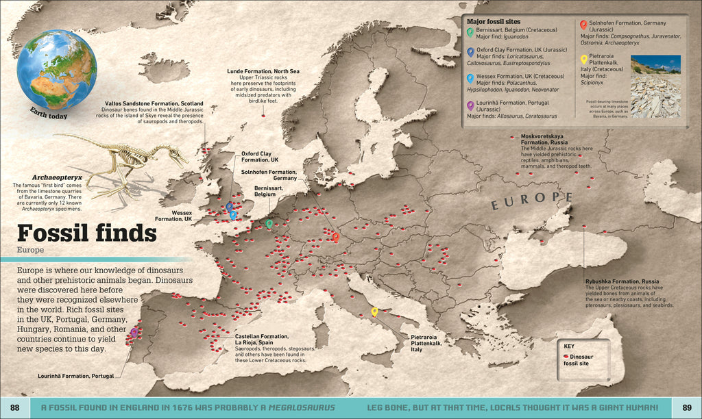 Where on Earth? Dinosaurs and Other Prehistoric Life